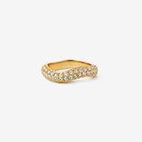 Vera Diamanté 18K Gold Plated Ring (4options)