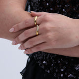 Vera Diamanté 18K Gold Plated Ring (4options)