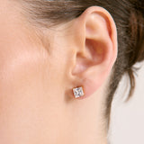 Clara Crystal 18K Gold Plated Stud Earrings