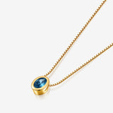 Aurora Birthstone 18K Gold Plated Necklace