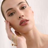 Aurora Birthstone 18K Gold Plated Necklace