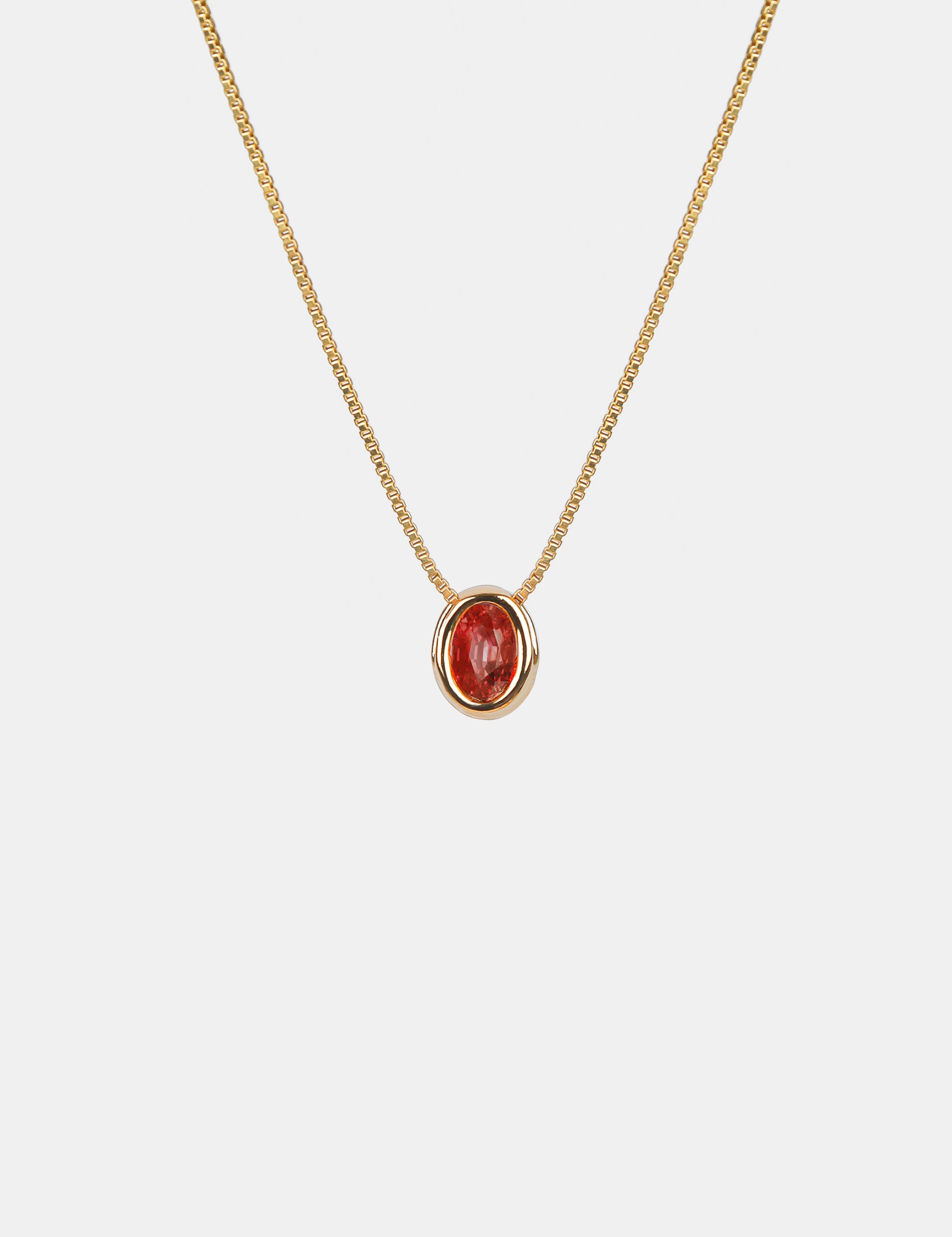Aurora Birthstone 18K Gold Plated Necklace