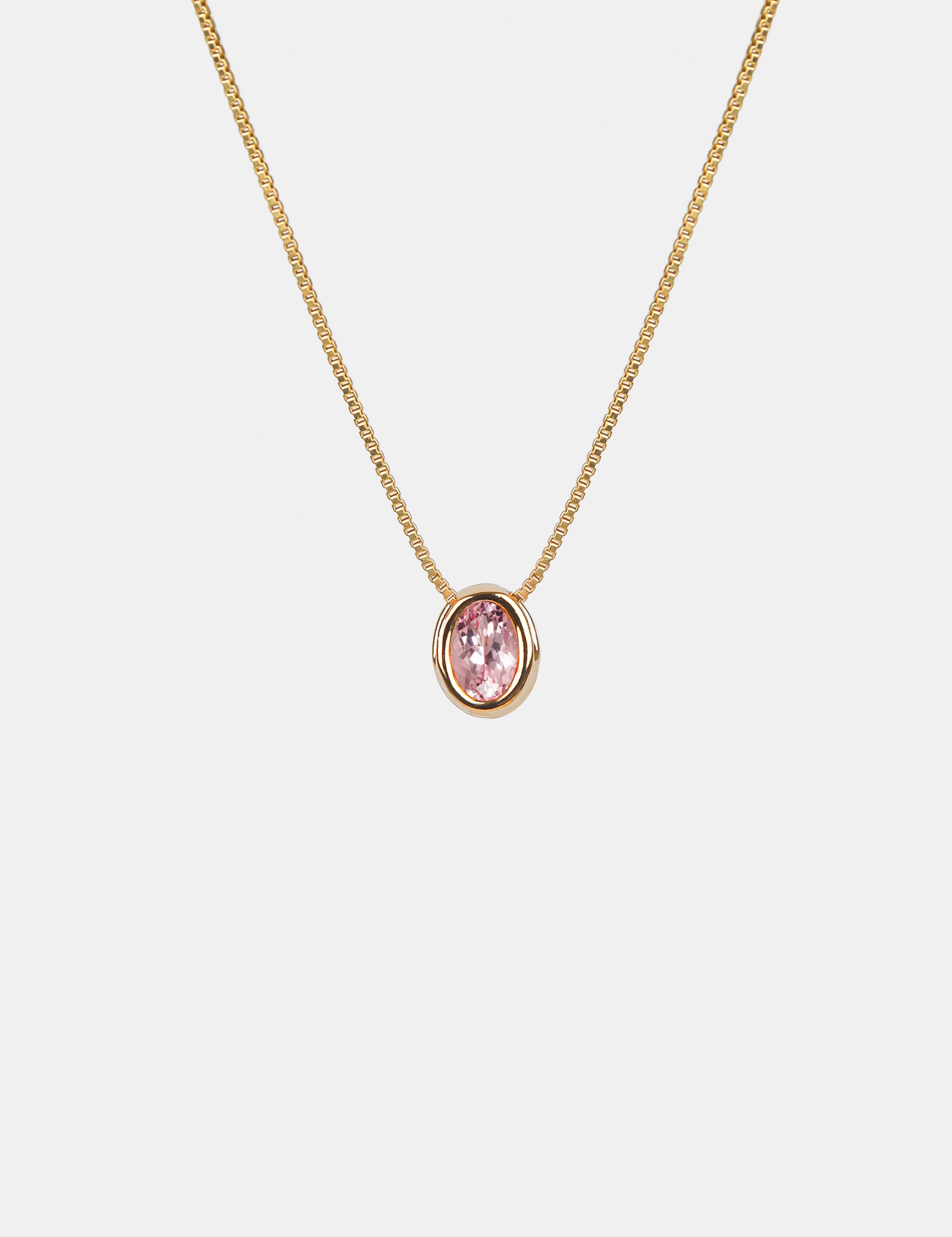 Aurora Birthstone 18K Gold Plated Necklace