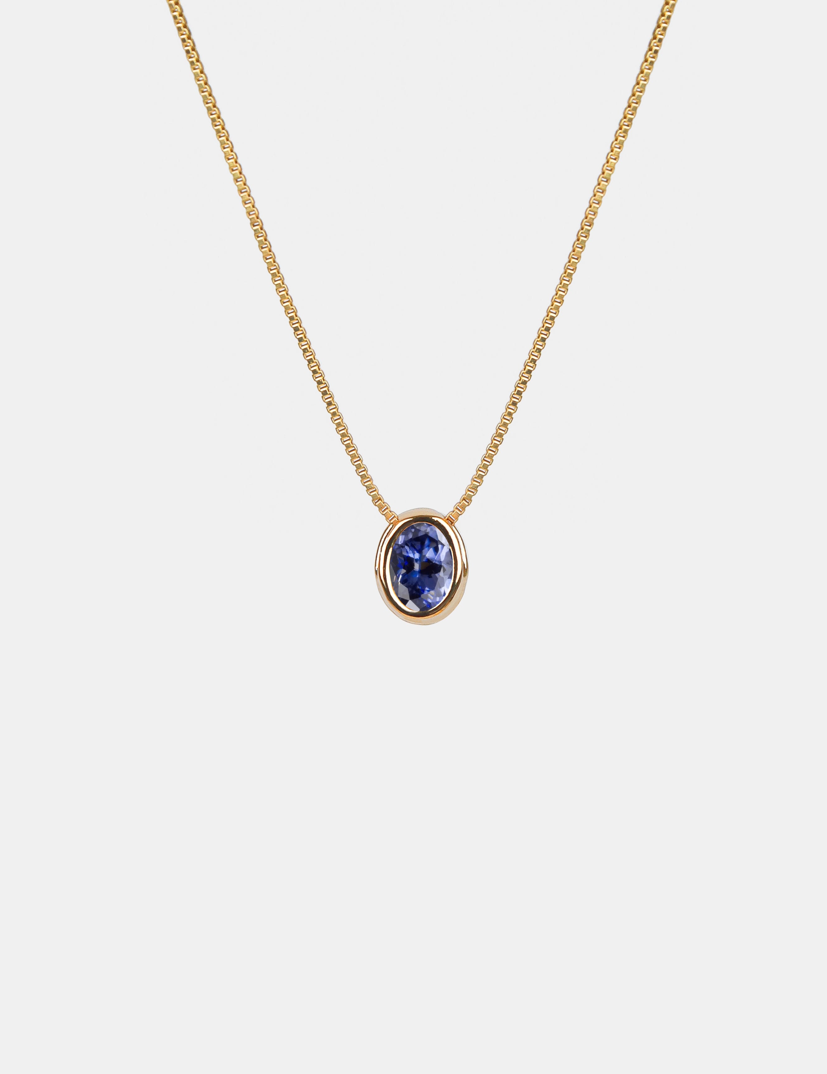 Aurora Birthstone 18K Gold Plated Necklace