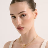 Aurora Birthstone 18K Gold Plated Necklace