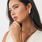 Desu Sterling Silver Stacker Earring Set