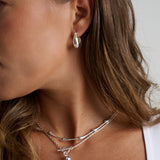 Chrome Sterling Silver Plated Necklace