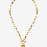 Divinity Heart 18k Gold Plated Necklace