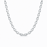 Vantage Rope Sterling Silver Plated Necklace