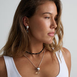 Sierra Chrome Drop Earrings