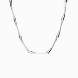 Chrome Sterling Silver Plated Necklace