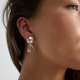 Sierra Chrome Drop Earrings