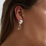 Sierra Chrome Drop Earrings
