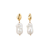 Natural Organic Pearl Drop Earrings