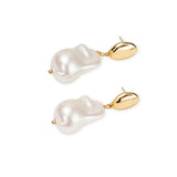 Natural Organic Pearl Drop Earrings