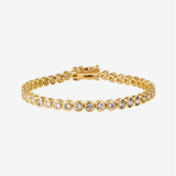 Mona 18K Gold Plated Tennis Bracelet