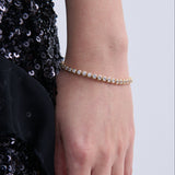Mona 18K Gold Plated Tennis Bracelet