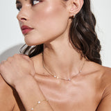 Dainty Four Petal 18K Gold Plated Bracelet