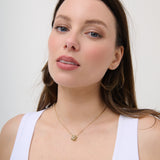Lucky Clover 18K Gold Plated Pendant Necklace