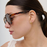 Giselle Tortoiseshell Aviator Sunglasses