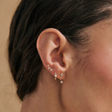 Stardust 18K Gold Plated Stacker Earring Set