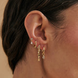 Lyra 18K Gold Plated Stacker Earring Set