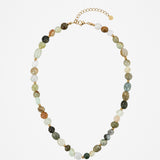 Mirage Natural Stone Necklace in Green