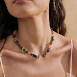 Mirage Natural Stone Necklace in Multi