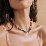 Mirage Natural Stone Necklace in Multi
