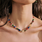 Mirage Natural Stone Necklace in Multi
