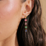 Selah Multicolour 18K Gold Plated Drop Earrings