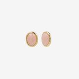 Aina Statement Stud Earrings in Pink