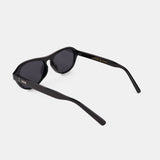 L&S Blanc Round Frame Sunglasses in Black