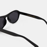 L&S Blanc Round Frame Sunglasses in Black