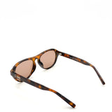 L&S Blanc Round Frame Sunglasses in Dark Tort