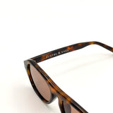 L&S Blanc Round Frame Sunglasses in Dark Tort