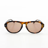 L&S Blanc Round Frame Sunglasses in Dark Tort