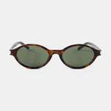 L&S Lexi Oval Sunglasses in Tortoise