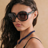 Noa Square Sunglasses in Black