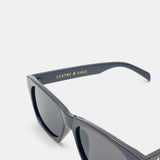 L&S  Ria Basic Square Sunglasses in Black