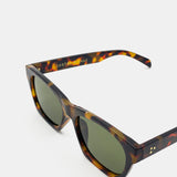 L&S Ria Basic Square Sunglasses in Tort