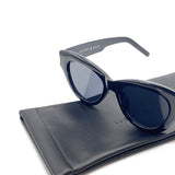 L&S Mielli Cat Eye Sunglasses in Black