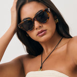 L&S Mielli Cat Eye Sunglasses in Tort