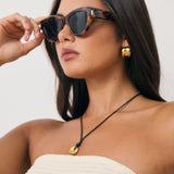 L&S Mielli Cat Eye Sunglasses in Tort