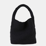 L&S Layla Woven Tote Bag in Black