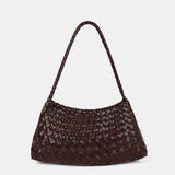 L&S Roselle Woven Shoulder Bag in Brown
