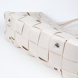 Nelly Woven Tote Bag in Beige