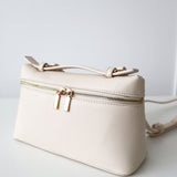 Thalia Top Handle Bag in Cream