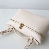 Thalia Top Handle Bag in Cream