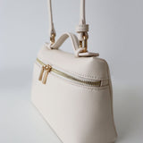 Thalia Top Handle Bag in Cream